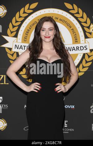 Amber Doig-Thorne nimmt an den National Film Awards in der Porchester Hall in London Teil. Stockfoto