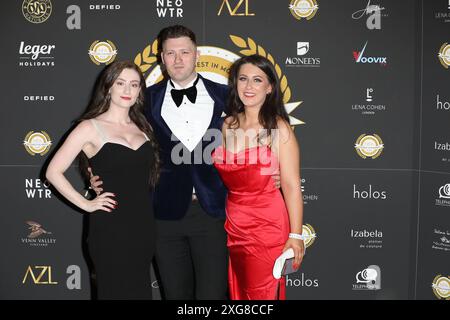 Amber Doig-Thorne nimmt an den National Film Awards in der Porchester Hall in London Teil. Stockfoto