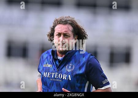 Edgbaston, Birmingham, Großbritannien. Juli 2024. World Championship of Legends T20 Cricket League, England Champions gegen Pakistan Champions; Ryan Sidebottom of England Credit: Action Plus Sports/Alamy Live News Stockfoto