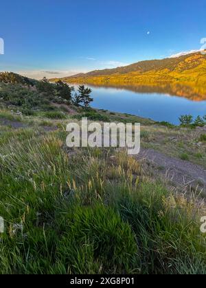 Horsetooth Reservoir In Fort Collins, Colorado. Stockfoto