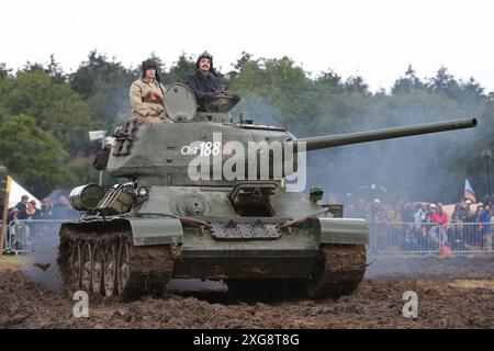 Sowjetischer T34/85 Panzer aus dem Zweiten Weltkrieg Stockfoto