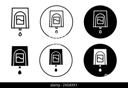 Elektrische Seifenbox Symbol Vektor Logo Set Sammlung für Web App ui Stock Vektor