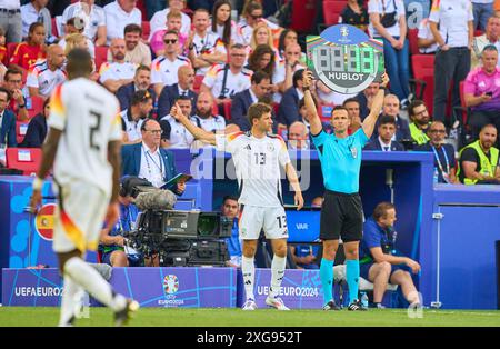 Thomas Mueller, Mueller, DFB 13 im Viertelfinalspiel DEUTSCHLAND, Spanien. , . Am 5. Juli 2024 in Stuttgart. Fotograf: ddp Images/STAR-Images Credit: ddp Media GmbH/Alamy Live News Stockfoto