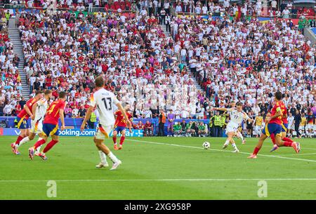 Florian Wirtz, Nr. 17 DFB Chance auf Tor im Viertelfinalspiel DEUTSCHLAND, Spanien. , . Am 5. Juli 2024 in Stuttgart. Fotograf: ddp Images/STAR-Images Credit: ddp Media GmbH/Alamy Live News Stockfoto