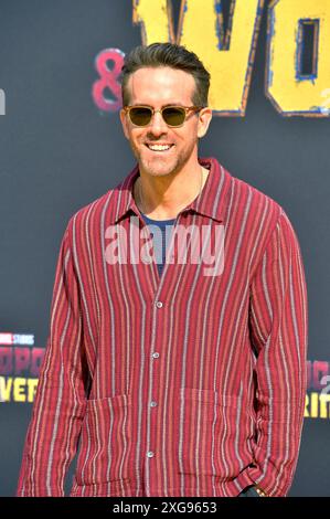 Ryan Reynolds beim Fan-Screening des Kinofilms 'Deadpool & Wolverine' im UCI Luxe am Uber Platz. Berlin, 07.07.2024 Stockfoto