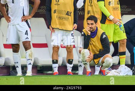 Ilkay Gündogan, DFB 21 im Viertelfinalspiel DEUTSCHLAND - SPANIEN 1-2 N.V. der UEFA-Europameisterschaft 2024 am 5. Juli 2024 in Stuttgart. Fotograf: Peter Schatz Stockfoto