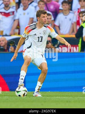 Thomas Müller, Müller, DFB 13 im Viertelfinalspiel DEUTSCHLAND - SPANIEN 1-2 N.V. der UEFA-Europameisterschaften 2024 am 5. Juli 2024 in Stuttgart. Fotograf: Peter Schatz Stockfoto