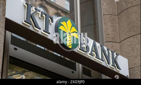 Die KT Bank AG in Frankfurt ist die erste islamische Bank in Deutschland, die Finanzprodukte und Dienstleistungen anbietet, die den islamischen Grundsätzen entsprechen Stockfoto