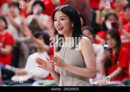 Tokio, Japan. Juli 2024. Suzu Hirose Basketball : Mitsui Fudosan Cup 2024 Basketball Internationales Freundschaftsspiel zwischen Japan und Neuseeland in der Ariake Arena in Tokio, Japan . Quelle: YUTAKA/AFLO SPORT/Alamy Live News Stockfoto