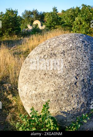 Skulpturenpark St. margarethen Felsen Stockfoto