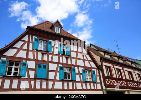 Forchheim ist eine Stadt in Bayern mit vielen historischen Sehenswürdigkeiten Stockfoto