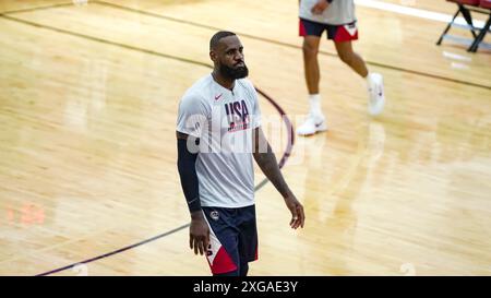 NBA-Spieler Lebron James Stockfoto