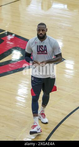 NBA-Spieler Lebron James Stockfoto