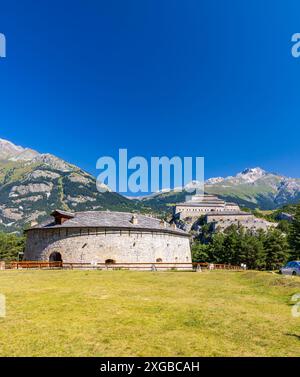 Marie-Therese Redoubt, Forts de l'Esseillon (Forts de l'Esseillon - Barriere de l'Esseillon), Savoyen, Frankreich Stockfoto