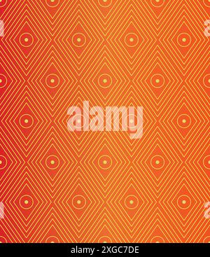 Muster Abstrakt Chevron-Stil Netzwerk Dekorative Ornament Mehrere Farben Stock Vektor