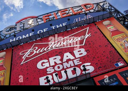 Citi Field, Queens, New York, USA - Citi Field ist die Heimat des Teams der New York Mets, das in der Major League Baseball spielt. Das Stadion befindet sich in Flushin Stockfoto