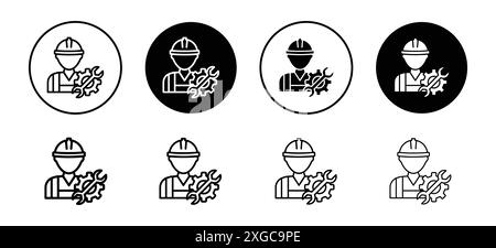 Sammlung des Vektorlogos für die Web-App-benutzeroberfläche Stock Vektor