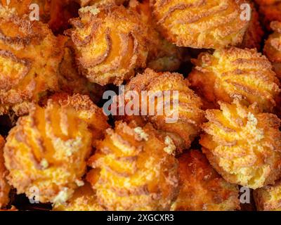 Handwerkliche Kokaden, Cabezón de la Sal, Region Saja-Nansa, Kantabrien, Spanien. Stockfoto