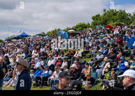 Andover, Hampshire - 9. Juni 2024: British Touring Car Championship Thruxton Round 10 Crowds Stockfoto