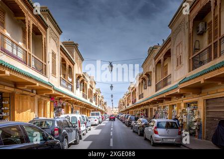 Fès, Marokko - 19. März 2024: Mellah, oder jüdisches Viertel in Fès, Marokko Stockfoto