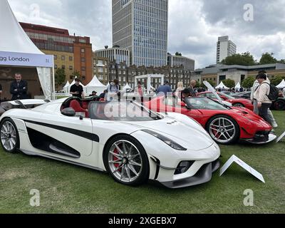 London Concours 2024 in der Honourable Artillery Company vom 4. Bis 6. Juni in London, Vereinigtes Königreich mit: Koenigsegg one:1 Where: London, Vereinigtes Königreich Wann: 06 Jun 2024 Credit: Jon Gillespie/WENN Stockfoto