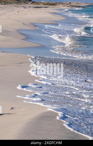 Strand von Llevant, Formentera, Pitiusas-Inseln, Balearen, Spanien Stockfoto