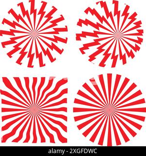 Hypnotische psychedelische Spiralvektorillustration Stock Vektor
