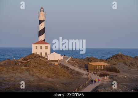 Cap de Favaritx, Naturpark s'Albufera des Grau, Menorca, Balearen, Spanien Stockfoto