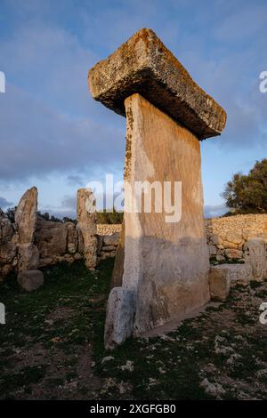 Trepuco, talayotische Siedlung, Mao, Menorca, Balearen, Spanien Stockfoto