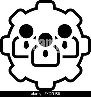 Symbol für Rollen, ACT Stock Vektor