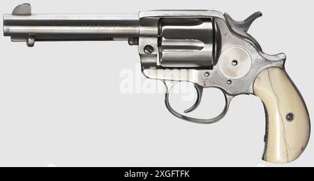 Handfeuerwaffen, Revolver, Colt Frontier Modell 1878, Kaliber .455 Zoll, 1889, EIGENSCHAFTSFREIGABE Stockfoto