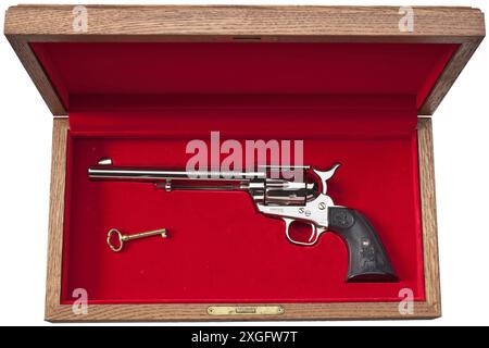 Handfeuerwaffen, Revolver, Colt Frontier Six-Shooter, Kaliber .44 Zoll, Peacemaker Centennial 1973, EIGENSCHAFT FREIGEGEBEN Stockfoto