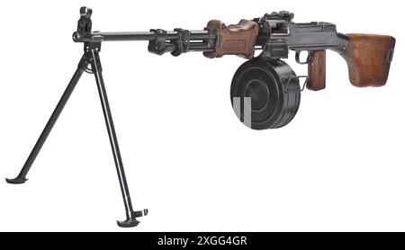 Maschinengewehre, Russland, leichte Maschinengewehre RPD, Kaliber 7,92 mm, eingeführt 1944, EIGENSCHAFTSFREIGABE | REDAKTIONELLE VERWENDUNG-ONLY Stockfoto