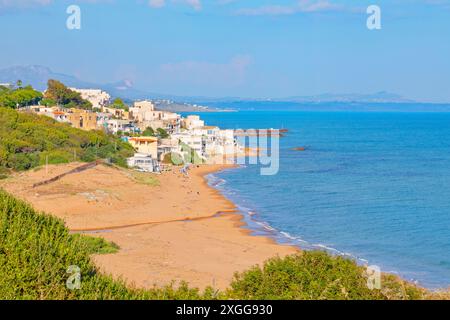 Marinella di Selinunte, Selinunte, Trapani District, Sizilien, Italien, Mittelmeerraum, Europa Stockfoto