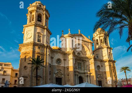 Catedral de la Santa Cruz (Kathedrale des Heiligen Kreuzes), Altstadt, Cadiz, Andalusien, Spanien, Europa Stockfoto