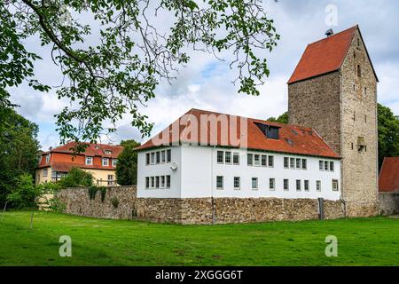 Bad Essen, Deutschland 03. Juli 2024: Im Bild: Die Burg Wittlage in Bad Essen. Burg Wittlage Niedersachsen *** Bad Essen , Deutschland 03 Juli 2024 im Bild Schloss Wittlage in Bad Essen Schloss Wittlage Niedersachsen Copyright: XFotostandx/xReissx Stockfoto