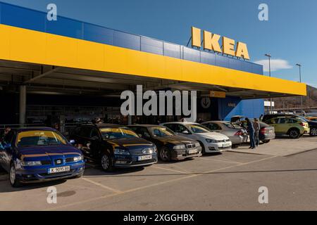 IKEA Sofia Bulgarien Hintereingang Osteuropa, Balkan, EU Stockfoto