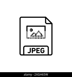 JPG-Symbol-Vektor-Logo-Set-Sammlung oder Bundle-Pack-Gruppe Stock Vektor
