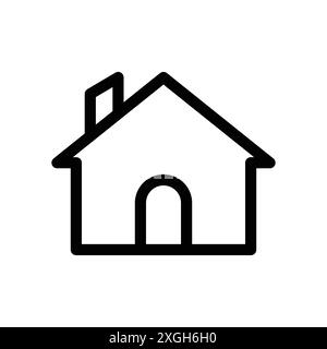 Startseite Symbol Vektor-Logo Set Sammlung oder Bündelpackung Gruppe Stock Vektor