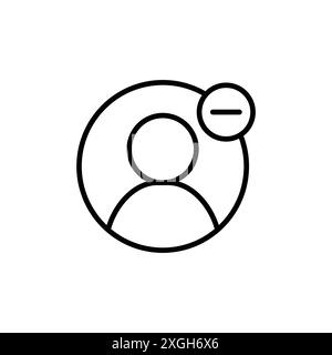 Entfernen Sie das Benutzersymbol Vektor-Logo-Set Collection oder die Bundle Pack-Gruppe Stock Vektor