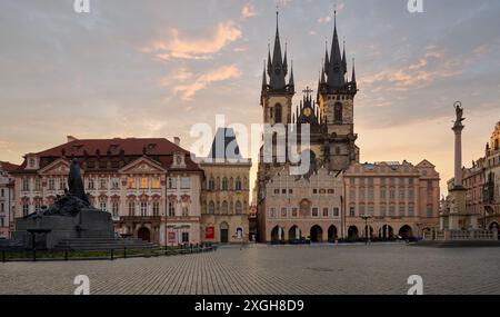 Karlsbrücke in Prag, Tschechische Republik Stockfoto