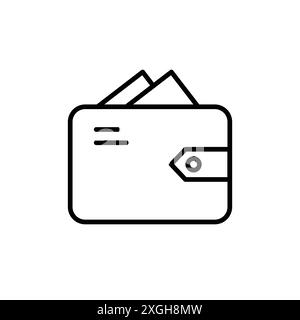 Wallet-Symbol Vektor-Logo Set Collection oder Bundle Pack Group Stock Vektor