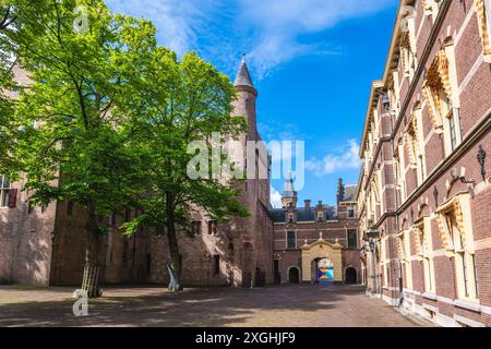 Der Ridderzaal, Rittersaal, das Hauptgebäude des Binnenhof in den Haag, Niederlande Stockfoto