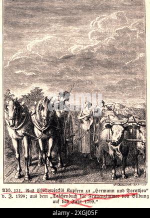 Goethe, Johann Wolfgang von, 28.8.1749 - 22.3,1832, deutscher Autor/Schriftsteller, Werk, ADDITIONAL-RIGHTS-CLEARANCE-INFO-NOT-AVAILABLE Stockfoto