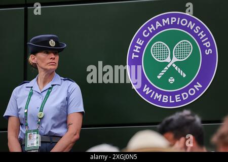 London, London, Großbritannien. Juli 2024. Impressionen während der Meisterschaft Wimbledon (Credit Image: © Mathias Schulz/ZUMA Press Wire) NUR REDAKTIONELLE VERWENDUNG! Nicht für kommerzielle ZWECKE! Stockfoto