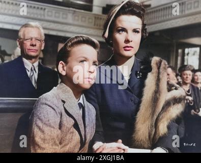 Ein MANN NAMENS PETER 19552oth Century Fox Film mit Jean Peters und Billy Chapin Stockfoto