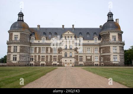 Front Château de Serrant Stockfoto