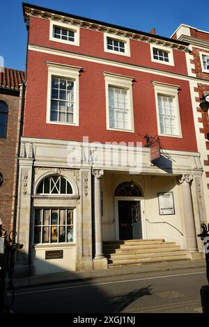 Fairfax House, ein georgianisches Stadthaus in Nr. 27, Castlegate. Es wurde wahrscheinlich Anfang der 1740er Jahre erbaut Stockfoto