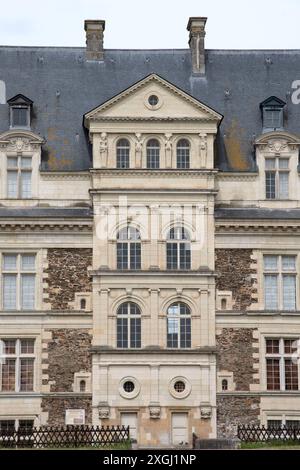 Château de Serrant vorne Stockfoto