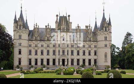 Château de Challain-la-Potherie Stockfoto